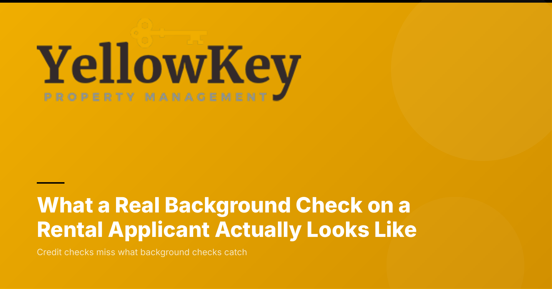 How to run a background check on a rental applicant