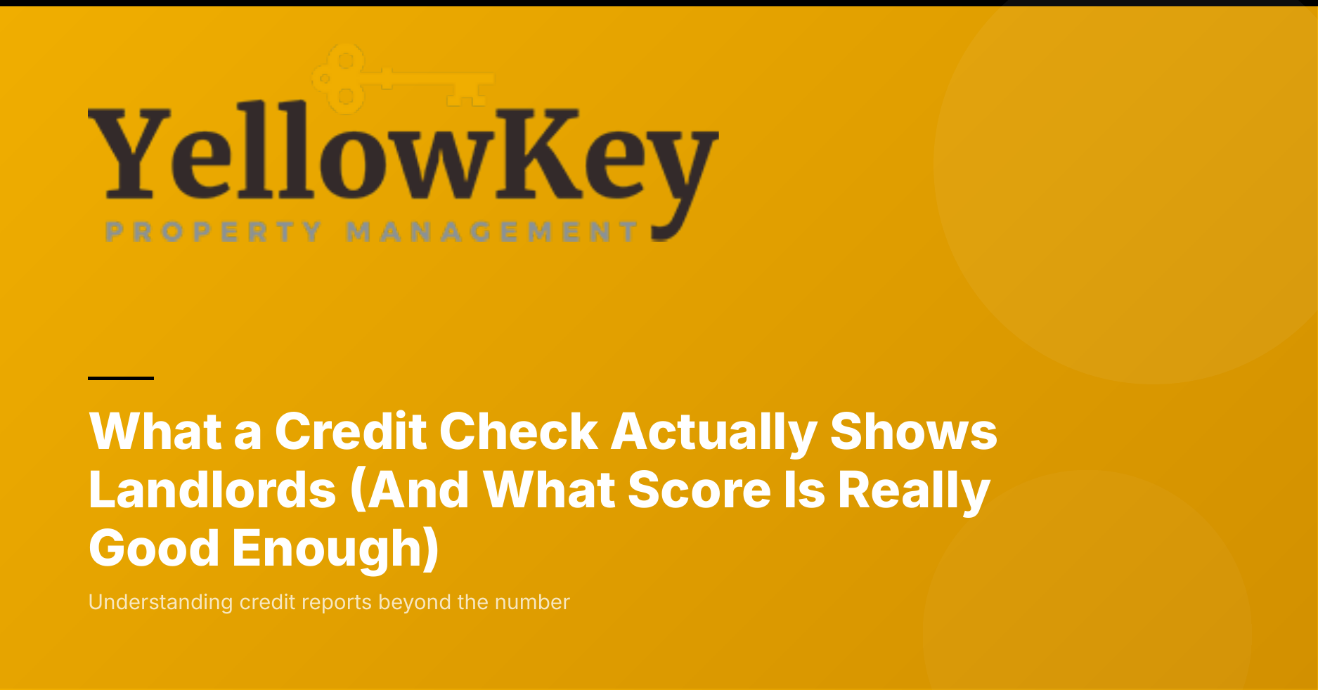 What does a credit check show landlords (and what score is good enough)
