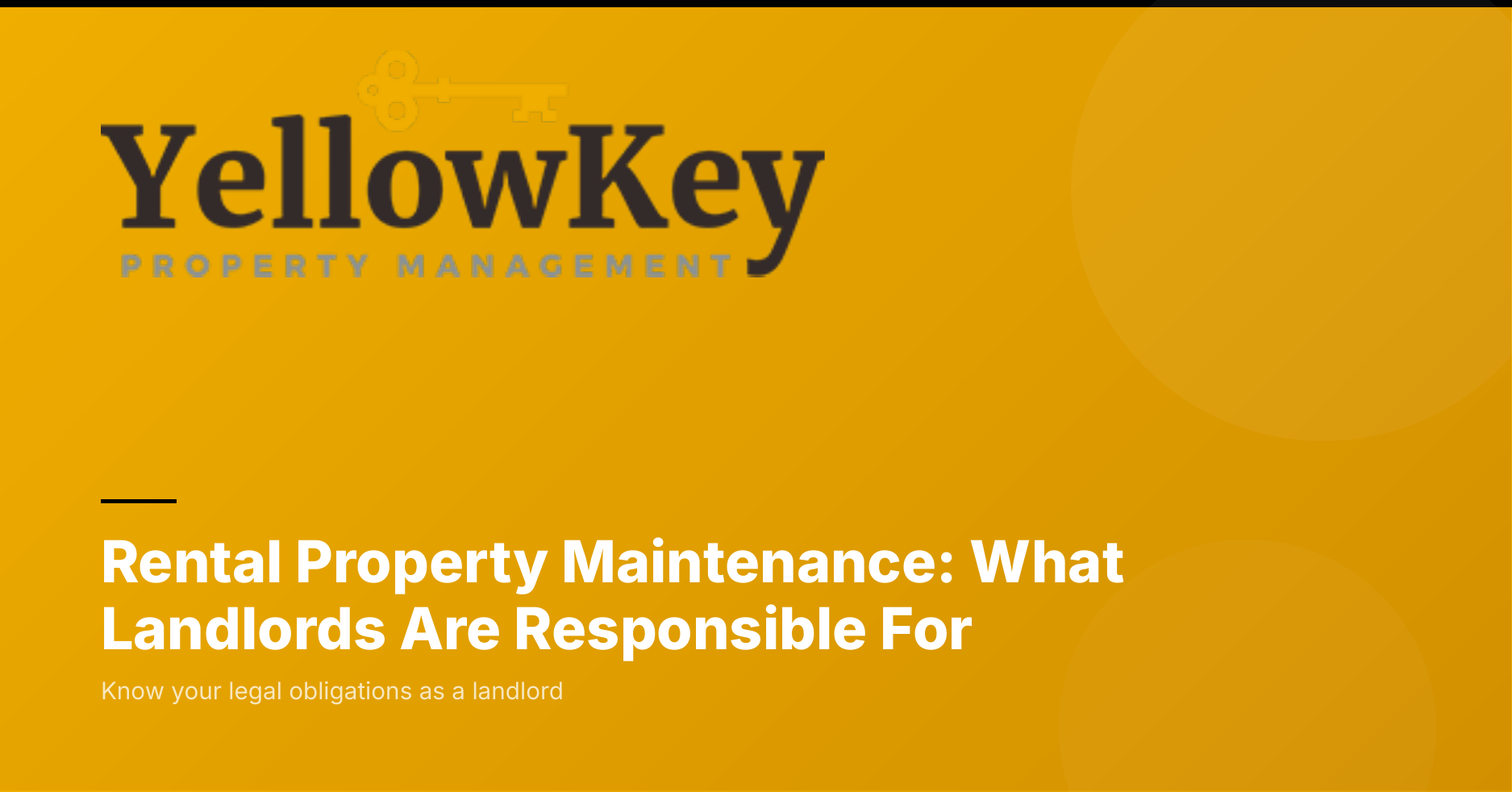 Rental Property Maintenance: What Landlords Are Responsible For
