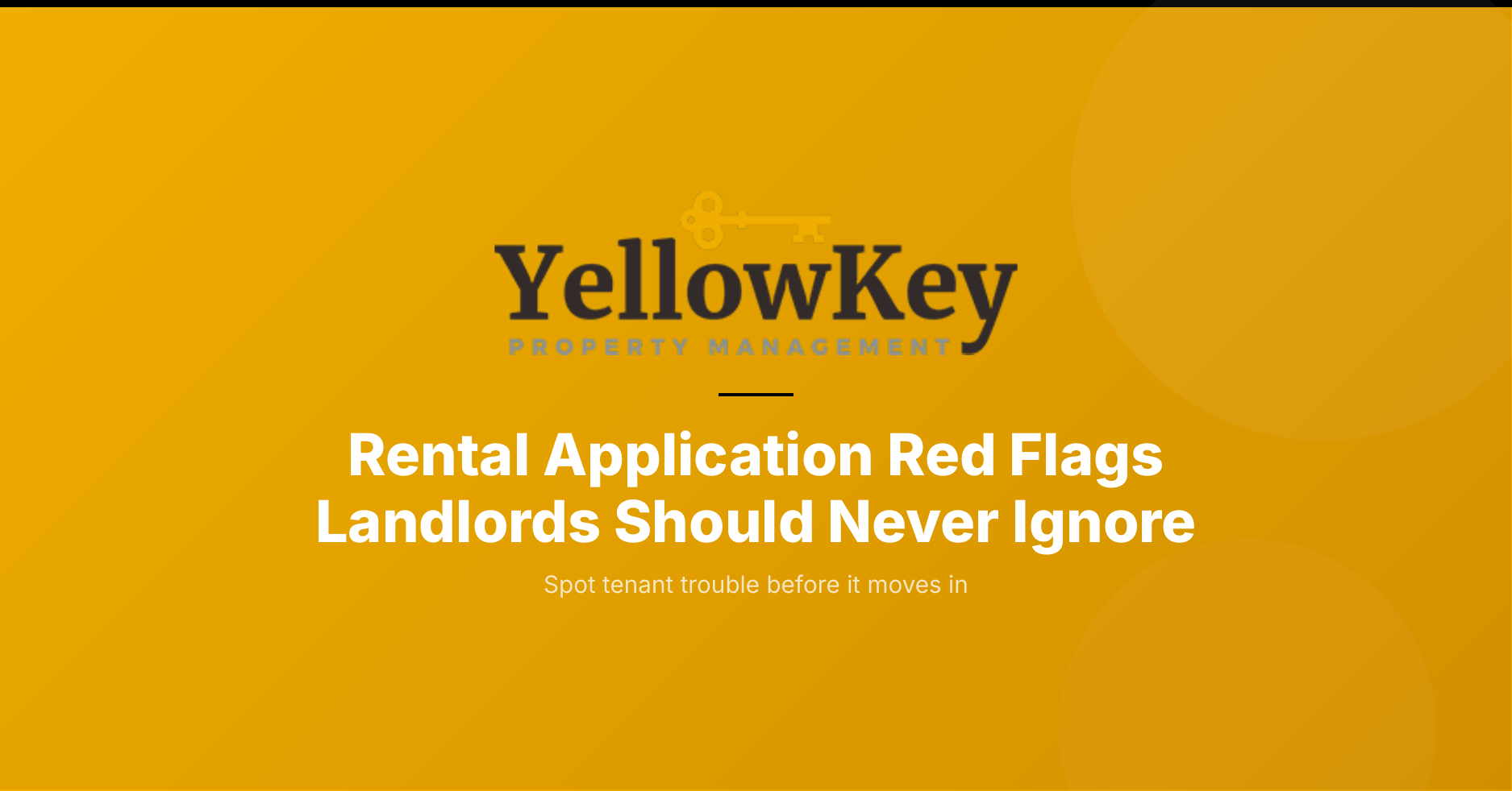 Red flags in a rental application landlords should never ignore